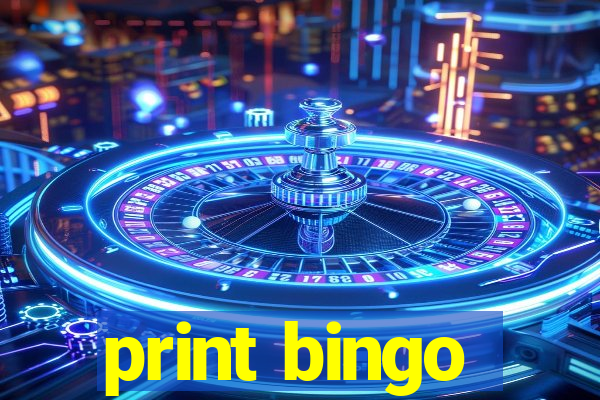 print bingo